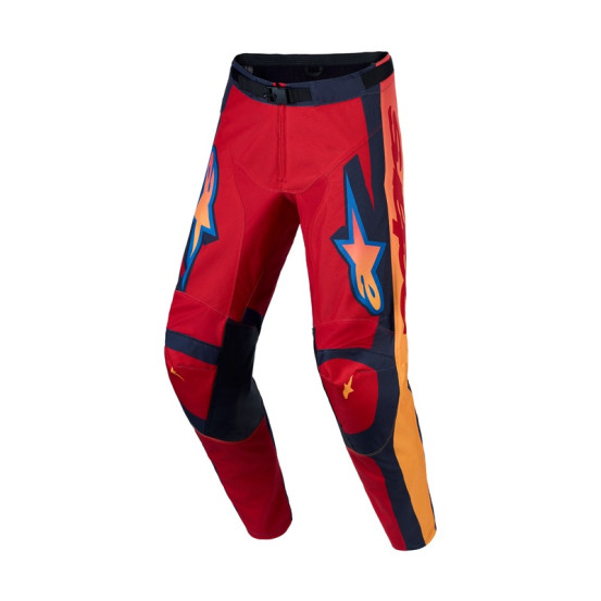 Pantalon cross Alpinestars 2027 Racer Hunt - Rouge Gris Corail