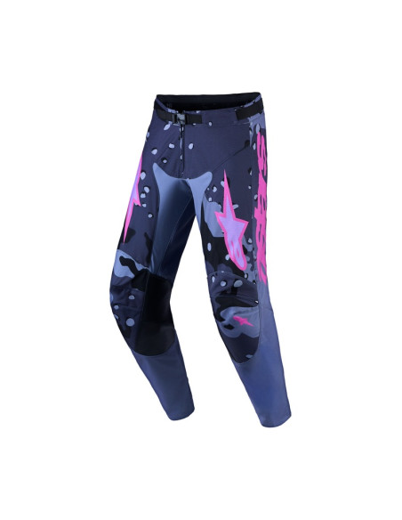 Pantalon cross Alpinestars 2027 Racer Lone - Camo Gris Violet