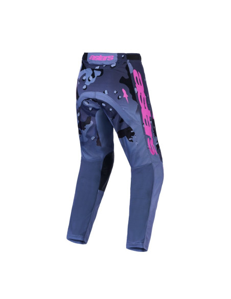 Pantalon cross Alpinestars 2027 Racer Lone - Camo Gris Violet