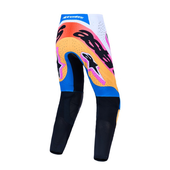 Pantalon cross Alpinestars 2027 Supertech Dyna - Blanc Bleu Noir Violet