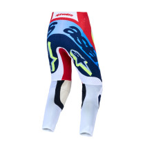 Pantalon cross Alpinestars 2027 Supertech Dyna - Rouge Blanc Bleu 2