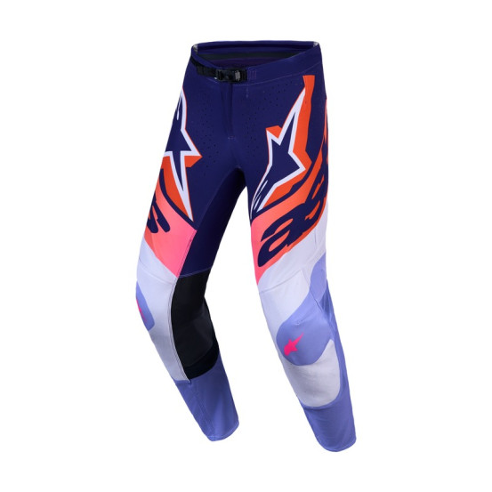 Pantalon cross Alpinestars 2027 Supertech Dyna - Violet Rose Fluo