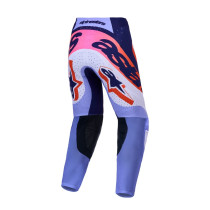 Pantalon cross Alpinestars 2027 Supertech Dyna - Violet Rose Fluo 2