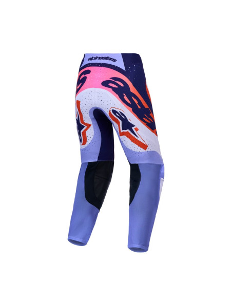 Pantalon cross Alpinestars 2027 Supertech Dyna - Violet Rose Fluo