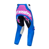 Pantalon cross Alpinestars 2027 Techstar Maven - Blanc Corail Bleu 2