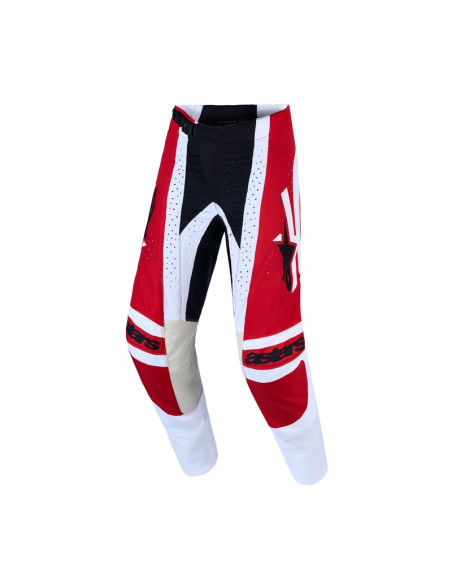 Pantalon cross Alpinestars 2027 Techstar Maven - Rouge Blanc Lavande Noir