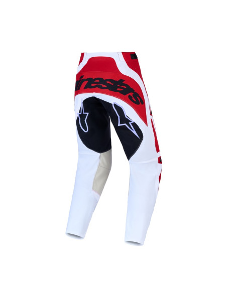 Pantalon cross Alpinestars 2027 Techstar Maven - Rouge Blanc Lavande Noir