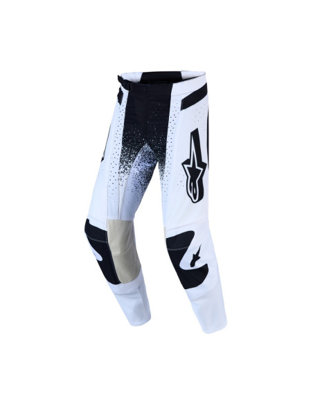 Pantalon cross Alpinestars 2027 Techstar Swan - Blanc Noir