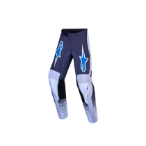 Pantalon cross enfant Alpinestars 2027 Fluid Drag - Gris Lila Bleu Ucla