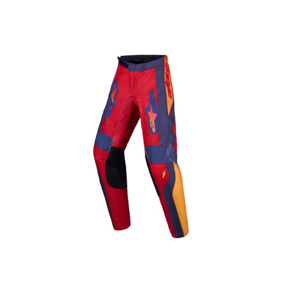 Pantalon cross enfant Alpinestars 2027 Fluid Hunt - Rouge Gris Corail