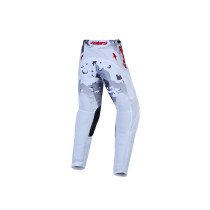 Pantalon cross enfant Alpinestars 2027 Fluid Lone - Camo Gris Blanc Rouge 2
