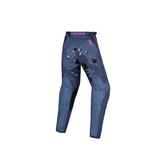 Pantalon cross enfant Alpinestars 2027 Fluid Lone - Camo Gris Violet