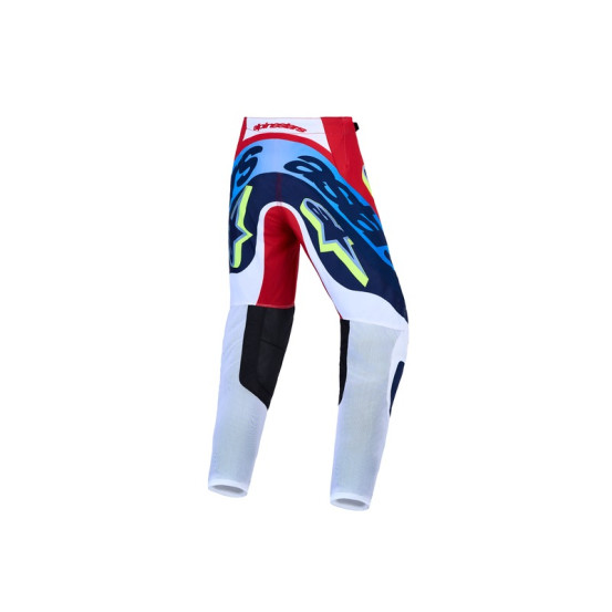 Pantalon cross enfant Alpinestars 2027 Supertech Dyna - Rouge Blanc Bleu