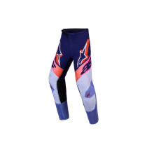 Pantalon cross enfant Alpinestars 2027 Supertech Dyna - Violet Rose Fluo