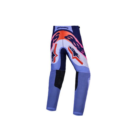 Pantalon cross enfant Alpinestars 2027 Supertech Dyna - Violet Rose Fluo
