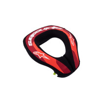 Tour de cou enfant Alpinestars - Rouge Fluo Rouge Métallisé Blanc