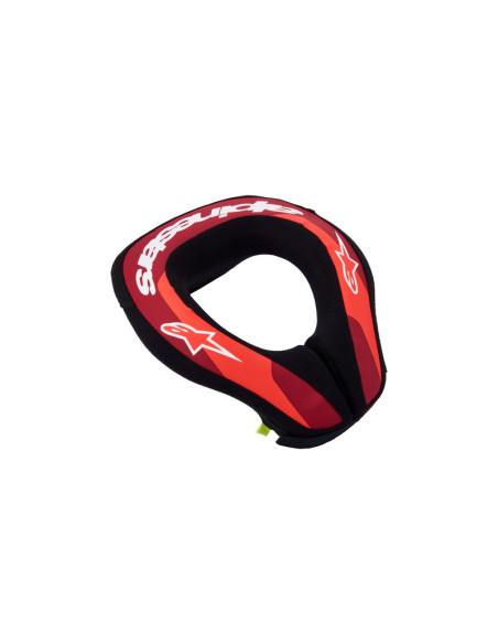 Tour de cou enfant Alpinestars - Rouge Fluo Rouge Métallisé Blanc