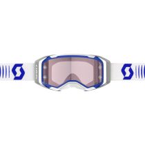 Masque cross Scott Prospect 2.0 Amplifier Doppler Blanc Bleu - écran iridium Rose 2