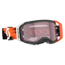 Masque cross Scott Prospect 2.0 Amplifier Noir Orange fluo - écran iridium Rose