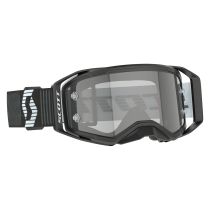 Masque cross Scott Prospect 2.0 Lightsensitive Noir Blanc - écran iridium Gris