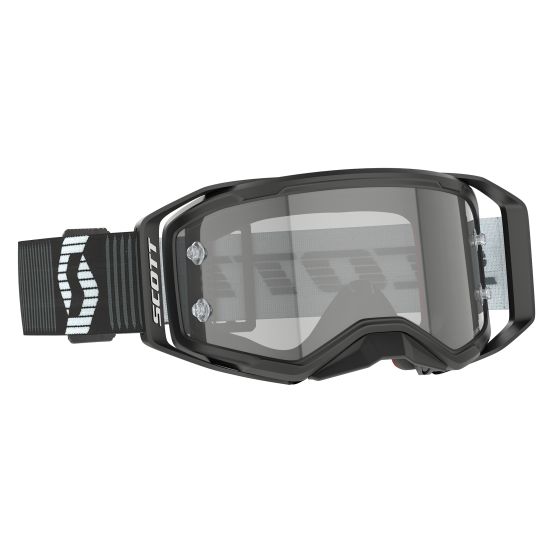 Masque cross Scott Prospect 2.0 Lightsensitive Noir Blanc - écran iridium Gris