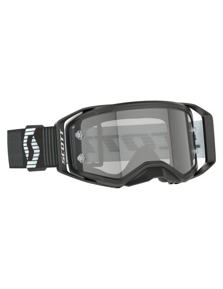 Masque cross Scott Prospect 2.0 Lightsensitive Noir Blanc - écran iridium Gris