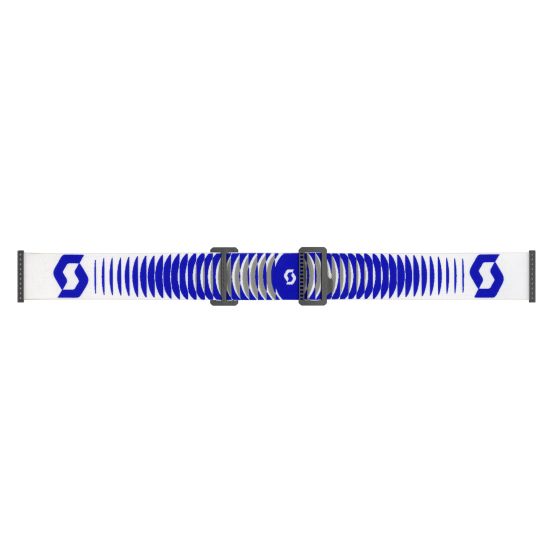 Masque cross Scott Prospect 2.0 WFS Doppler Blanc Bleu - écran Clair