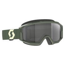 Masque cross Scott Primal Sand Vert kaki - écran iridium Gris foncé