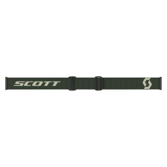 Masque cross Scott Primal Sand Vert kaki - écran iridium Gris foncé