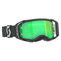 Masque cross Scott Prospect 2.0 Chrome Noir Blanc - écran iridium Vert