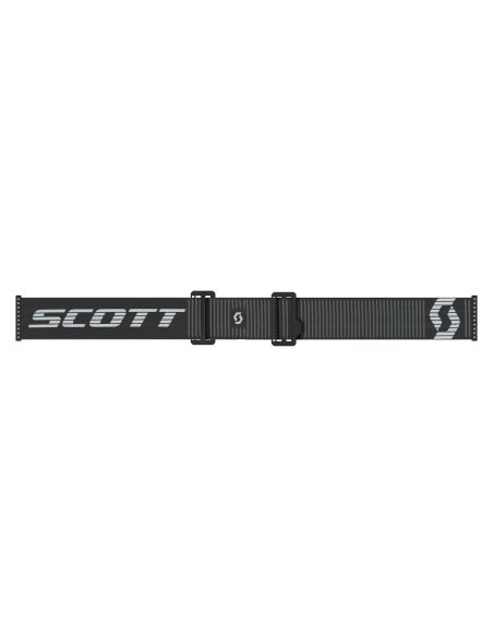 Masque cross Scott Prospect 2.0 Chrome Noir Blanc - écran iridium Vert