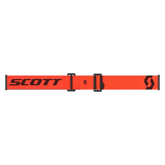 Masque cross Scott Prospect 2.0 Chrome Orange Noir - écran iridium Orange