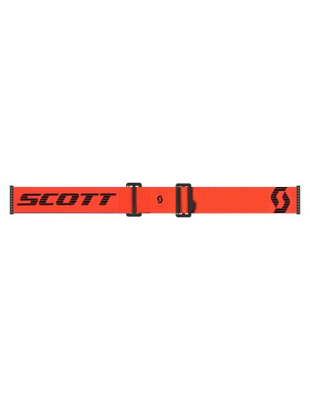 Masque cross Scott Prospect 2.0 Chrome Orange Noir - écran iridium Orange