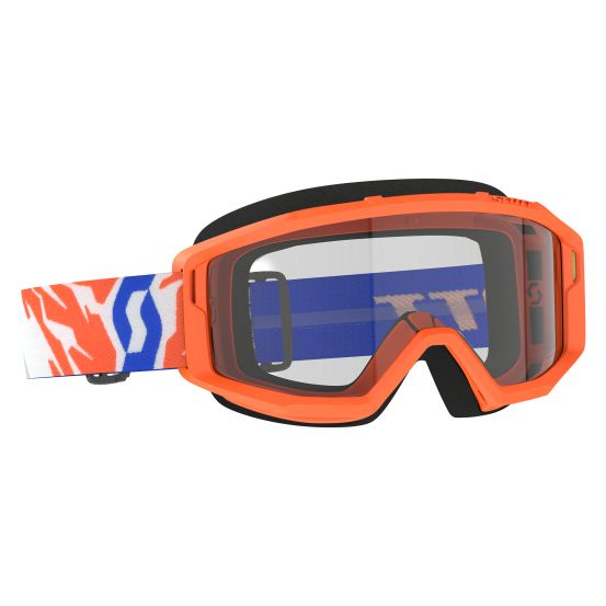 Masque cross Scott Primal Orange - écran Clair