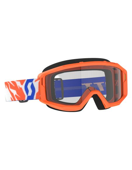 Masque cross Scott Primal Orange - écran Clair