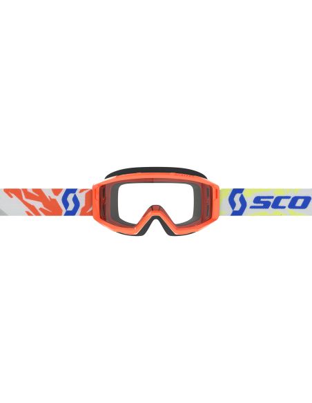 Masque cross Scott Primal Orange - écran Clair
