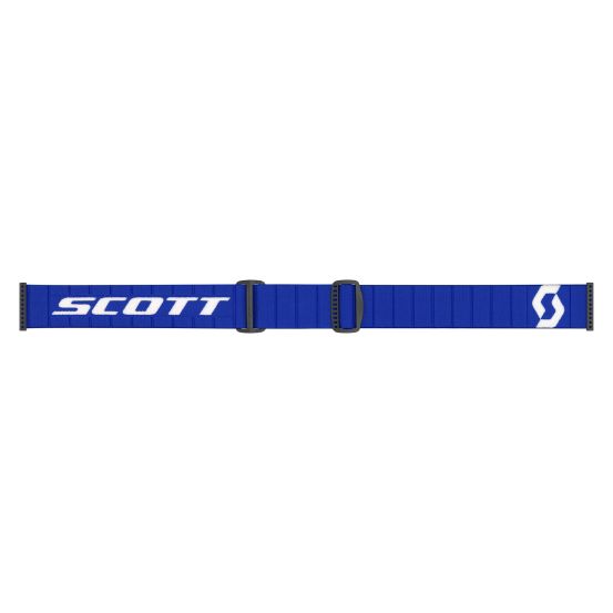 Masque cross Scott Fury Chrome Bleu - écran iridium Bleu