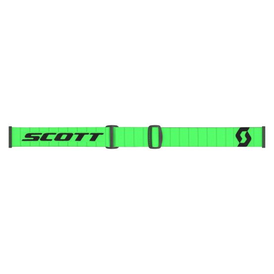 Masque cross Scott Fury Chrome Vert - écran iridium Vert