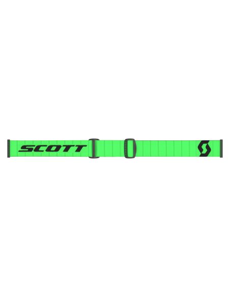 Masque cross Scott Fury Chrome Vert - écran iridium Vert