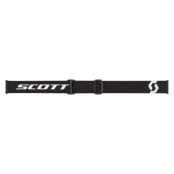 Masque cross Scott Split OTG Noir Blanc - écran Clair
