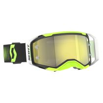 Masque cross Scott Prospect 2.0 Chrome Doppler Noir Jaune fluo - écran iridium Jaune