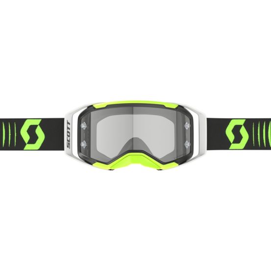 Masque cross Scott Prospect 2.0 Lightsensitive Doppler Noir Jaune fluo - écran iridium Gris