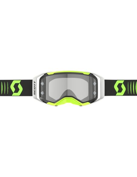 Masque cross Scott Prospect 2.0 Lightsensitive Doppler Noir Jaune fluo - écran iridium Gris