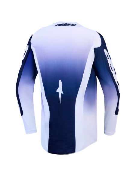 Maillot cross Alpinestars 2027 Racer Air Amber - Bleu Blanc