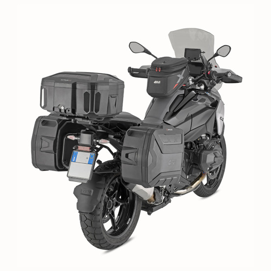 Top case - Valise latérale Givi Monokey extensible XSPACE XP01PBA  27 à 36 Litres - Noir