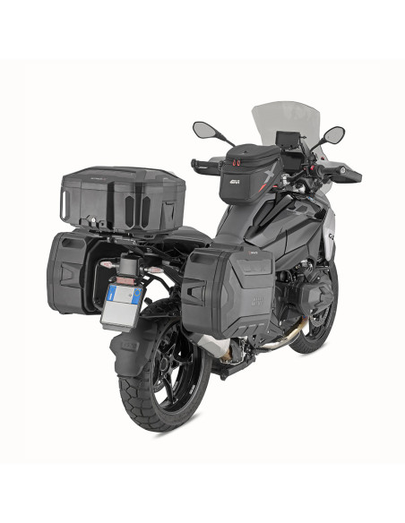 Top case - Valise latérale Givi Monokey extensible XSPACE XP01PBA  27 à 36 Litres - Noir