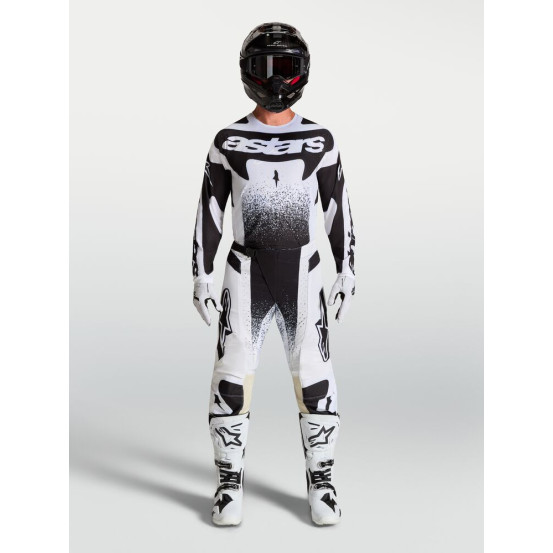 Tenue cross Alpinestars 2027 Techstar Swan - Blanc Noir