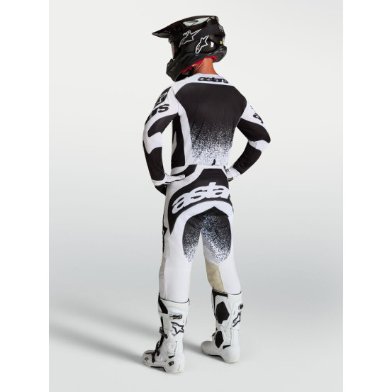 Tenue cross Alpinestars 2027 Techstar Swan - Blanc Noir