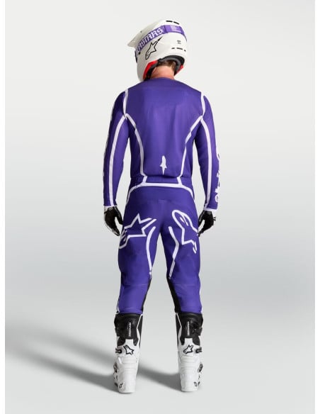 Tenue cross Alpinestars 2027 Fluid Apex V2 - Bleu Blanc
