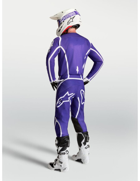 Tenue cross Alpinestars 2027 Fluid Apex V2 - Bleu Blanc